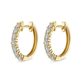 Diamond Hoop Earrings - Dracakis Jewellers